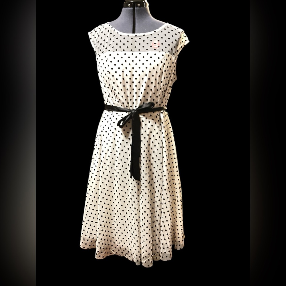 Vintage inspired polka dot dress, super cute!  size 1x